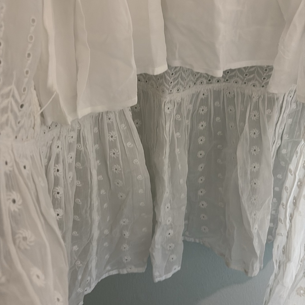 NWT J.Crew White Embroidered Sorento Dress - Picture 6 of 12